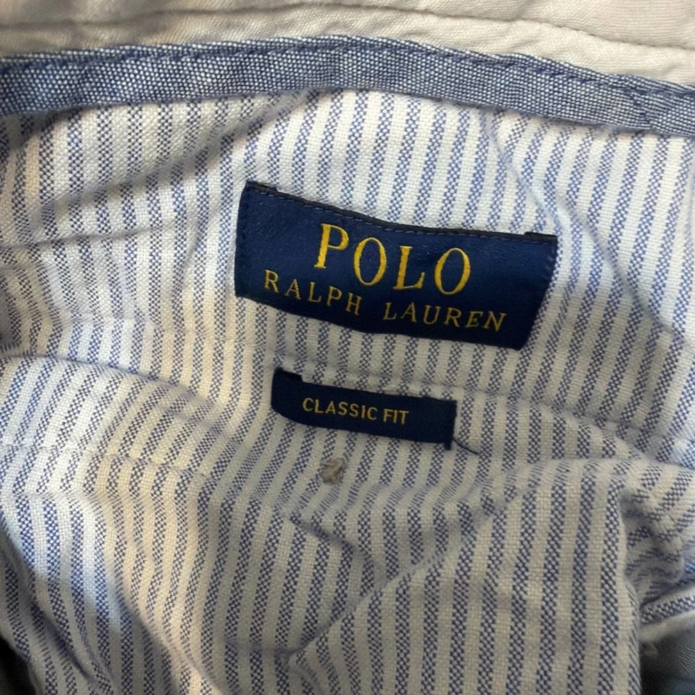 Polo Ralph Lauren Chino Men's Pants 40x35 Tall Gray Straight Fit Casual Preppy